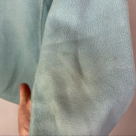 The North Face Light Blue Full Zip Fleece Jacket M - Picture 4 of 5